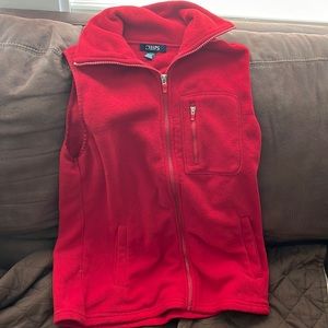 Red chaps vest